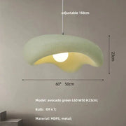 Cloud-Form Resin Pendant Light