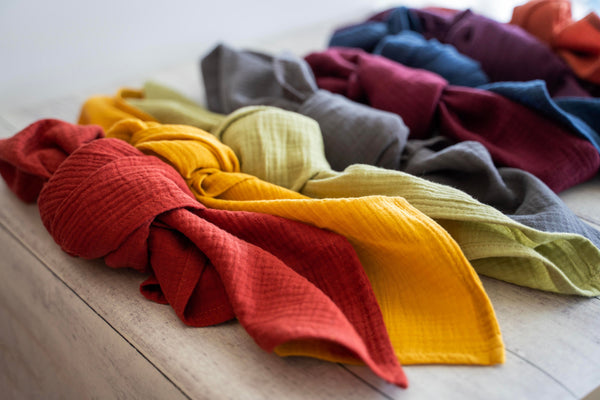 Cotton Crinkle Cloth Napkin Set