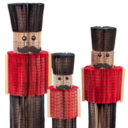 Folded Book Paper Nutcracker Decor