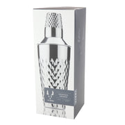 Faceted Stainless Steel Cocktail Shaker