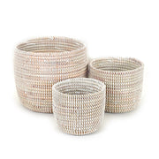 Handwoven Millet Grass Storage Basket