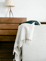 Kilim-Woven Cotton Throw Blanket