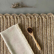 Handwoven Natural Fiber Placemat Set