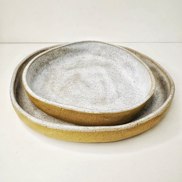 Speckled Ceramic Plate Set