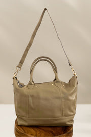 Pebbled Leather Handmade Tote Bag