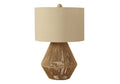 Woven Rope Geometric Table Lamp
