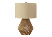 Woven Rope Geometric Table Lamp