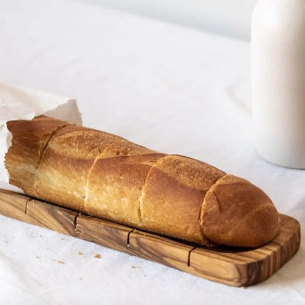 Scored Olive Wood Bread Board