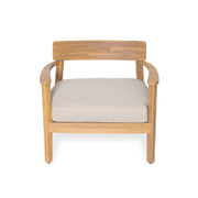 Acacia Wood Outdoor Club Chair