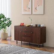 Wood-Grain Three-Drawer Buffet Cabinet – buffet (view 9) | Roost & Roam