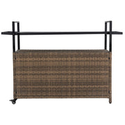 Woven Wicker Outdoor Bar Cart — additional product view 15