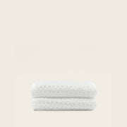 Waffle-Weave Cotton Bath Towel Set