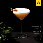 Hand Blown Martini Glass by Lemonsoda, 10oz, hand blown glass, available in sets of 2–24