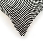 Handwoven Houndstooth Cotton Pillow Cover