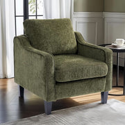 Chenille Upholstered Accent Chair – chair (view 9) | Roost & Roam