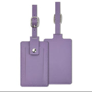 Faux Leather Luggage Tag