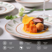Speckled Ceramic Dinner Plate Set