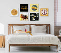 Retro Bohemian Acrylic Wall Art Set