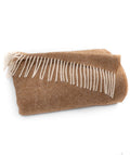 Herringbone Lambswool Fringe Throw