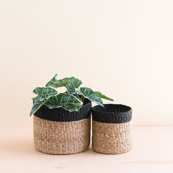 Handwoven Seagrass Catch-All Basket Set