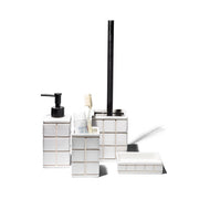 White Subway Tile Ceramic Soap Dispenser