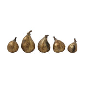 Antique Patina Resin Fig Set