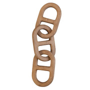 Carved Wood Chain Sculpture