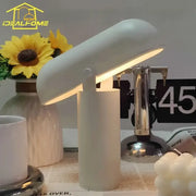 Rechargeable Mushroom-Shade Table Lamp