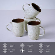 Speckled Ceramic Mug Set of Four