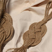 Knotted Jute Fiber Wall Hanging