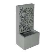 Leaf Cutout Metal Outdoor Water Fountain — packaging and unboxing view