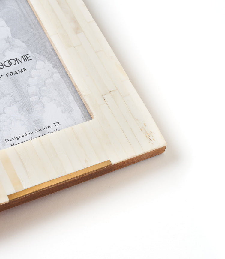 Inlaid Bone Tile Picture Frame