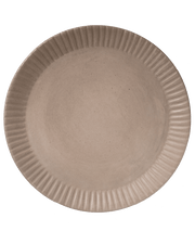 Carved Lines Matte Ceramic Dinner Plates – plates (view 4) | Roost & Roam
