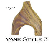 Hand-Carved Mixed Wood Dry Vase Set — packaging and unboxing view