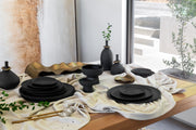 Brass Wave-Form Saucer Set