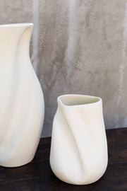 Sculpted Matte Ceramic Vase