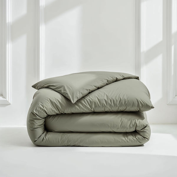 Sateen Cotton Stripe Duvet Cover