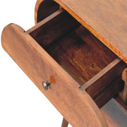 Chestnut Oval Mango Wood Nightstand