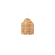 Bell-Shape Woven Rattan Pendant Light