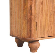 Mango Wood Brass-Handle Sideboard