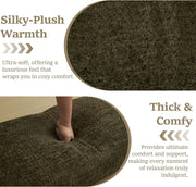 Bouclé Upholstered Arch Bench – ottoman (view 3) | Roost & Roam