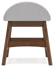 Mid-Century Upholstered Desk Stool