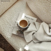 Boucle-Texture Oversized Throw Blanket