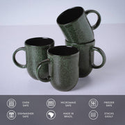 Speckled Ceramic Mug Set of Four