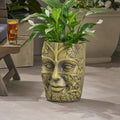 Green Man Cast Stone Garden Planter