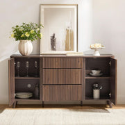 Reeded Wood-Grain Buffet Sideboard – buffet (view 7) | Roost & Roam