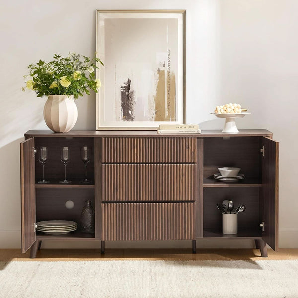 Reeded Wood-Grain Buffet Sideboard – buffet (view 7) | Roost & Roam