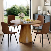 Round Pedestal Dining Set Four – dining room set (view 2) | Roost & Roam