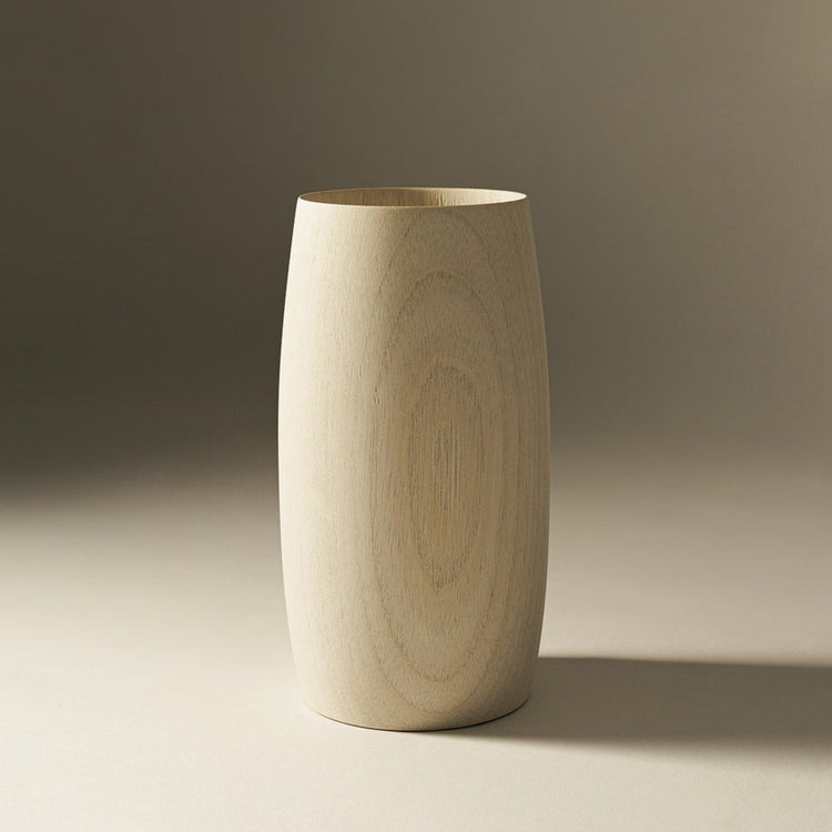 Hand-Finished Timber Vase