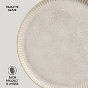 Speckled Ceramic Dinner Plate Set